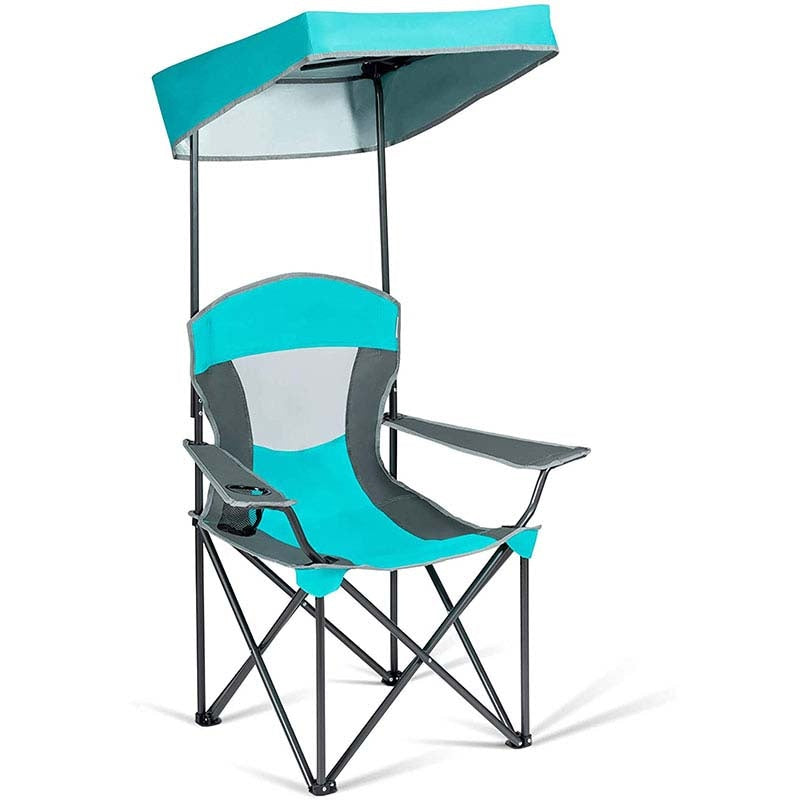 Folding Camping Beach Chair with Canopy