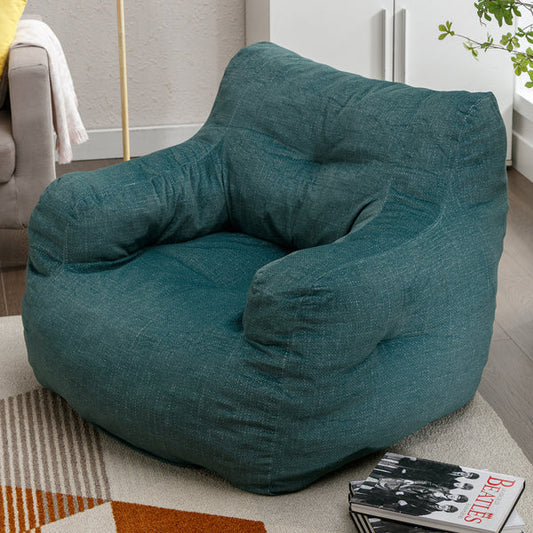 DG Fabric Bean Bag Chair Filled With Memory Sponge, Green