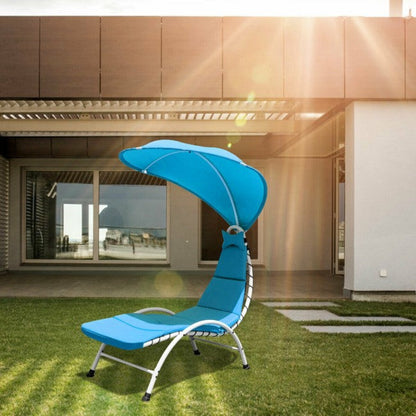 Outdoor Chaise with Canopy