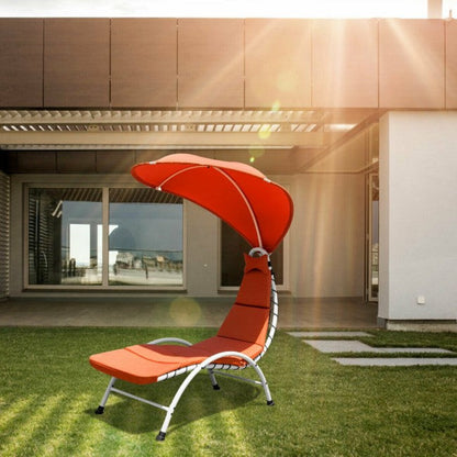 Outdoor Chaise with Canopy