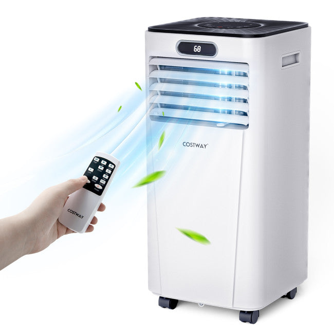 3-in-1 Portable Air Conditioner 10000BTU Air Cooler Fan with 24H Timer Function and Remote Control