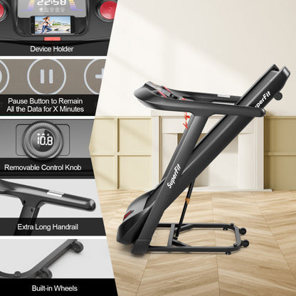 4.75 HP Electric Treadmill Running Machine With LED Display and 20 Preset Programs