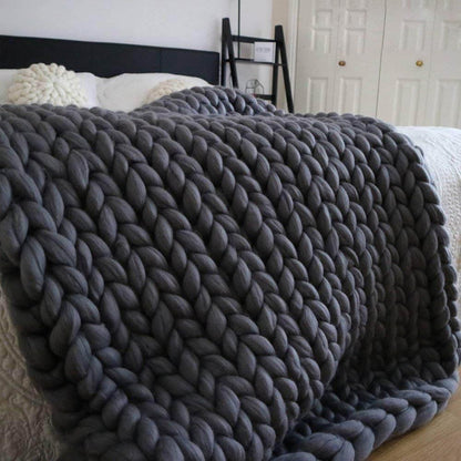 Handmade Chunky Knit Blanket - Westfield Retailers