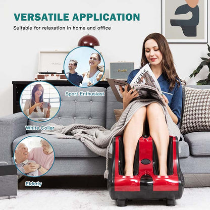 Foot Calf Leg Massager Machine with Heat, Electric Foot Massager, Shiatsu Rolling Vibration Deep Kneading Massage Therapy - Westfield Retailers