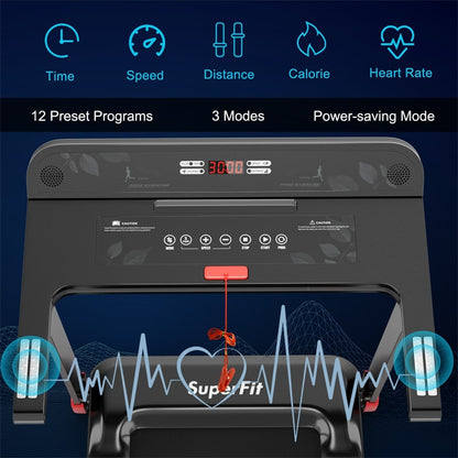 Folding Electric Superfit Treadmill Walking Running Machine