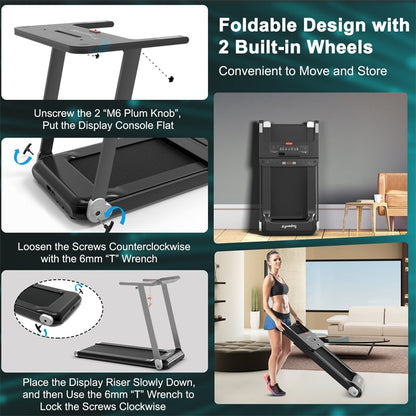 Folding Electric Superfit Treadmill Walking Running Machine