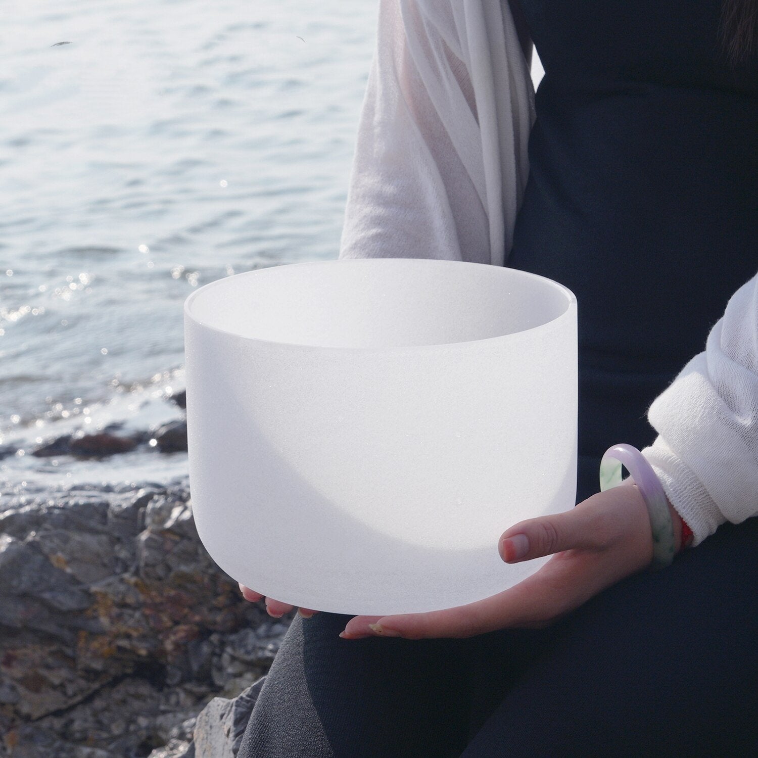 Shanti Quartz Crystal Singing Bowl - Sound Bowl Healing - Westfield Retailers