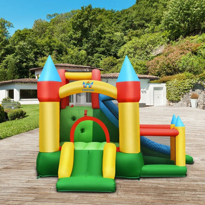 Kids Bounce House Inflatable Dual Slide Jumping Castle