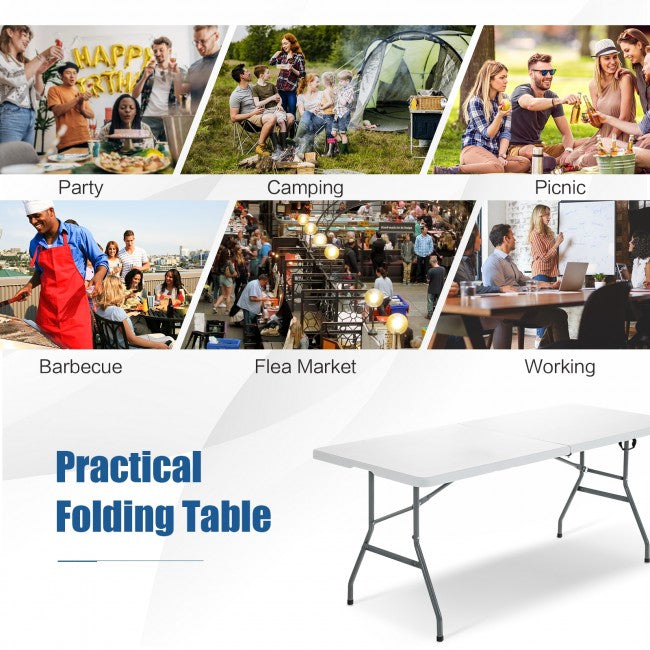 Outdoor Portable Folding Picnic Camping Table with Carrying Handle