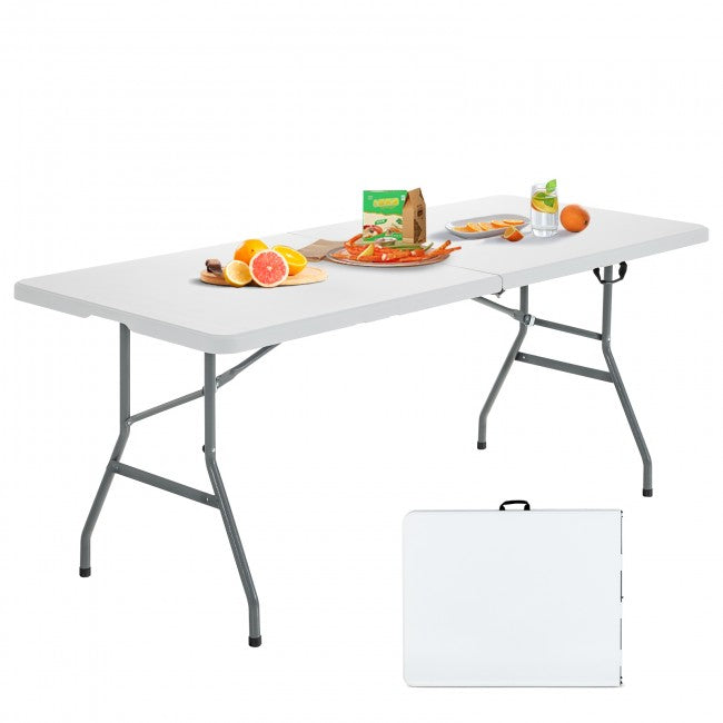 Outdoor Portable Folding Picnic Camping Table with Carrying Handle