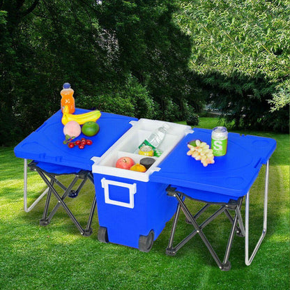 Small Folding Portable Picnic Table With Cooler - Westfield Retailers