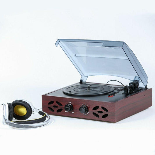 Portable Vintage Vinyl Record Turntable Player With Speakers - Westfield Retailers