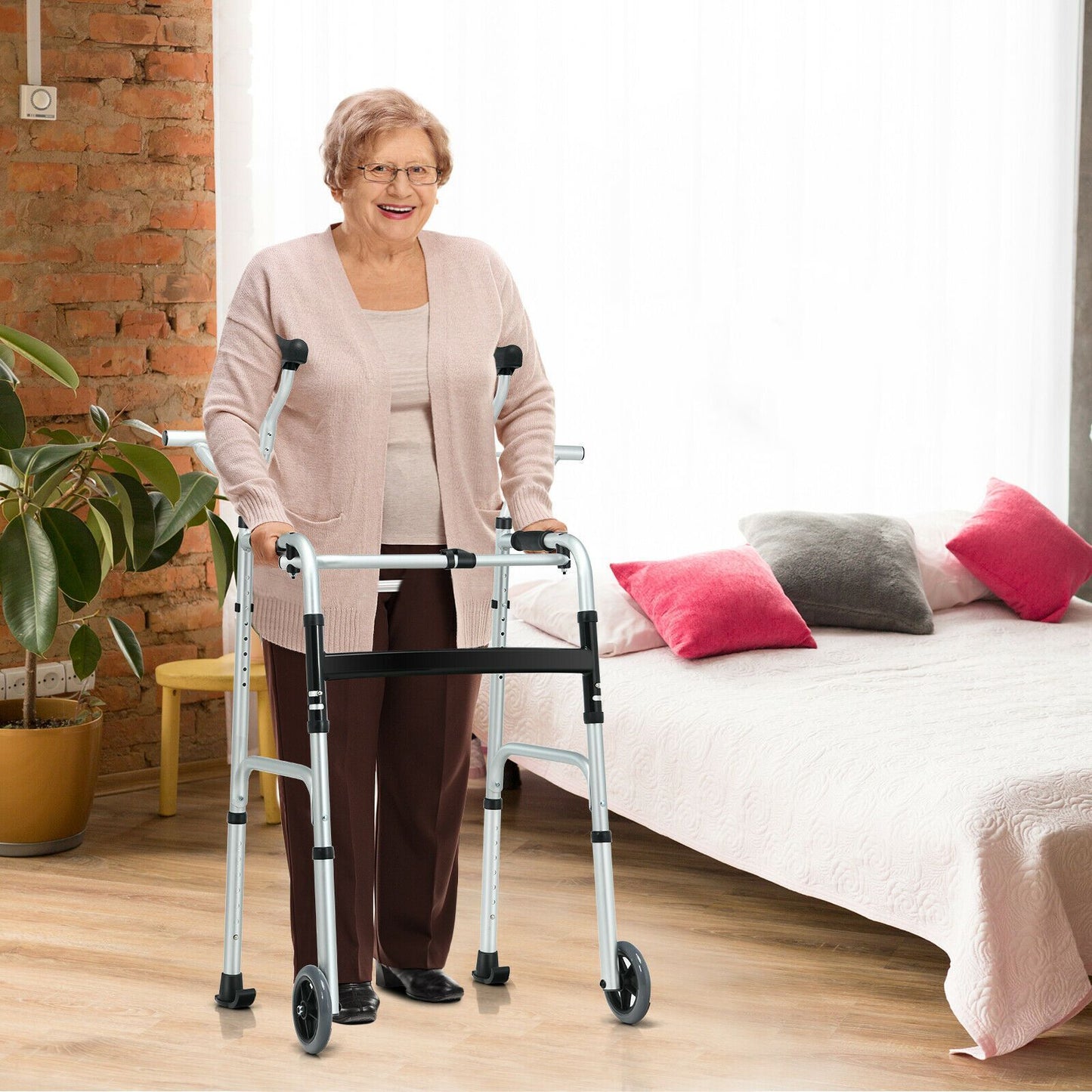 Full Body Support Upright Standup Senior Straight Walker - Westfield Retailers