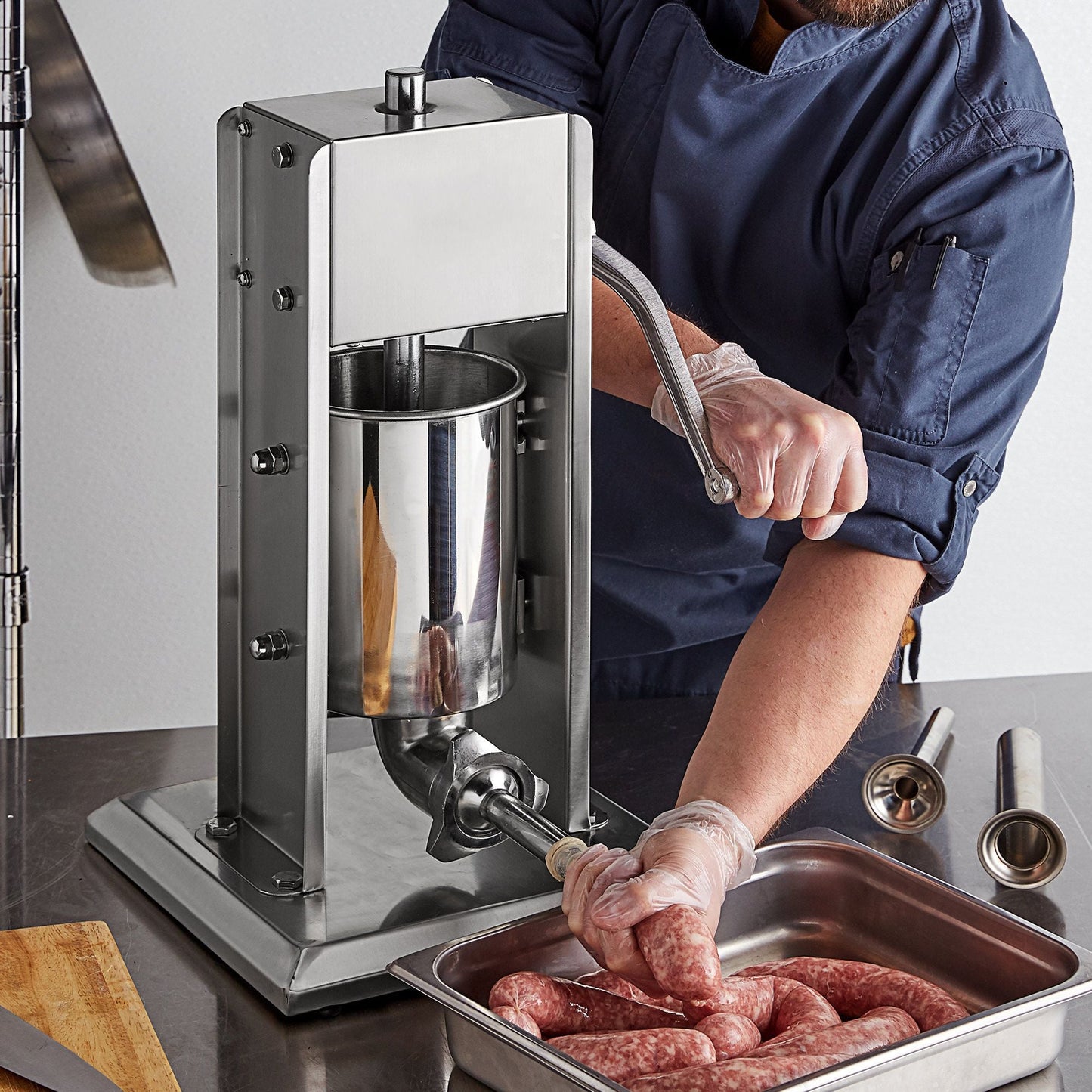 Heavy Duty Compact Sausage Meat Stuffer / Maker Machine - Westfield Retailers