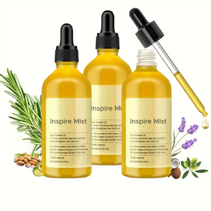 InspireMist™ Organic Natural Hair Restoration and Growth Oil