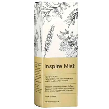 InspireMist™ Organic Natural Hair Restoration and Growth Oil