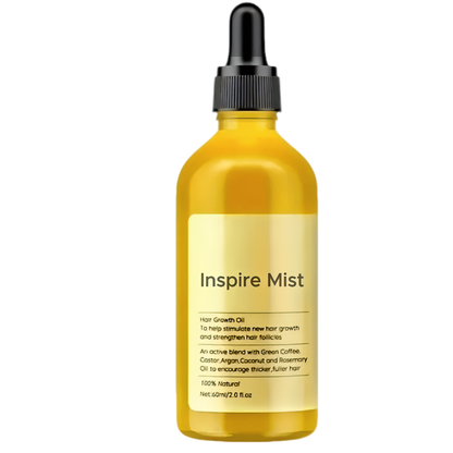 InspireMist™ Organic Natural Hair Restoration and Growth Oil