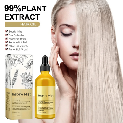 InspireMist™ Organic Natural Hair Restoration and Growth Oil