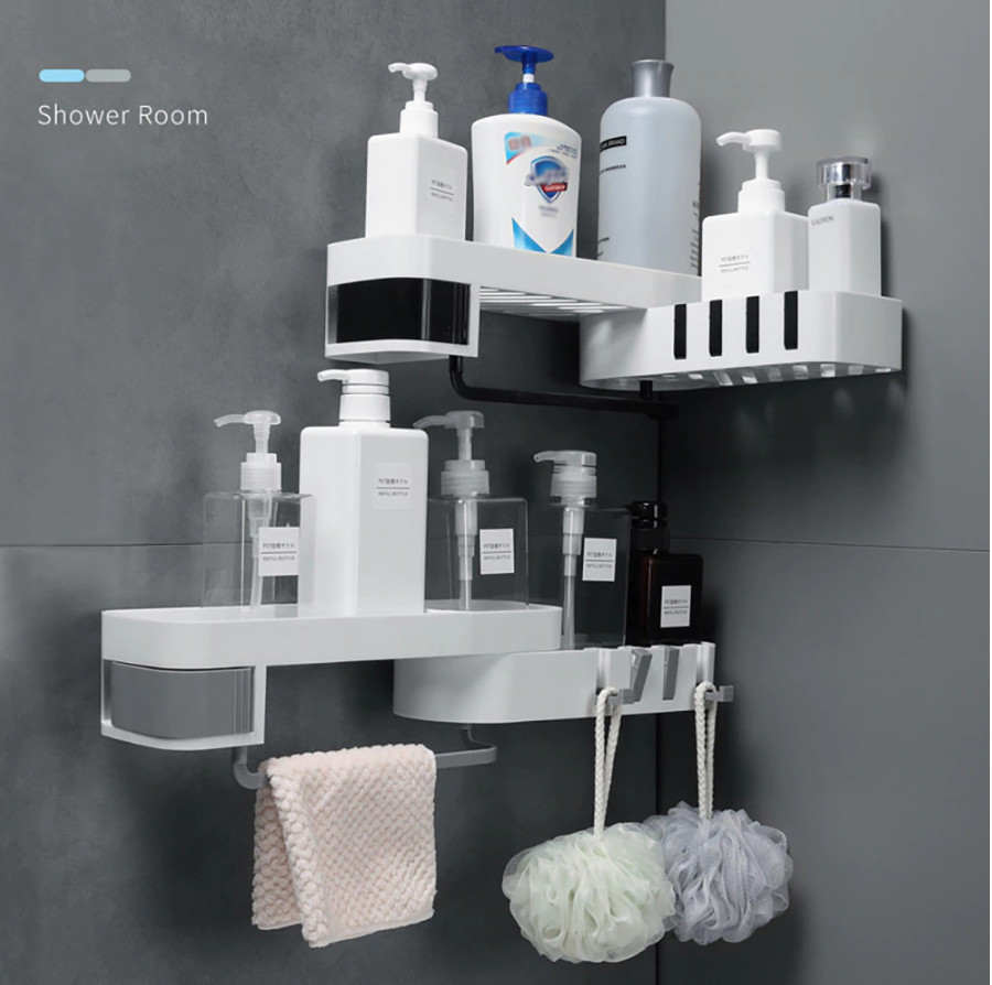 Shower Corner Shelf Suction Cup Shampoo Holder - Westfield Retailers