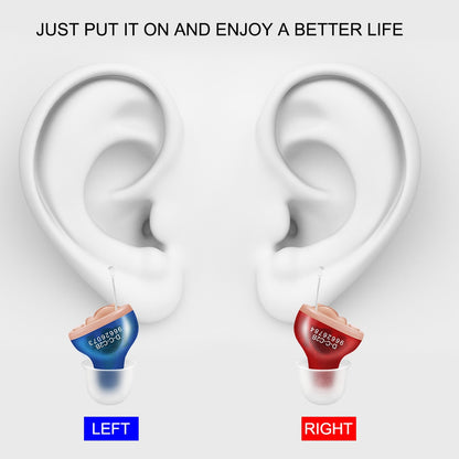 NanoHearAid™ Small Invisible CIC In Ear Rechargeable OTC Hearing Aids