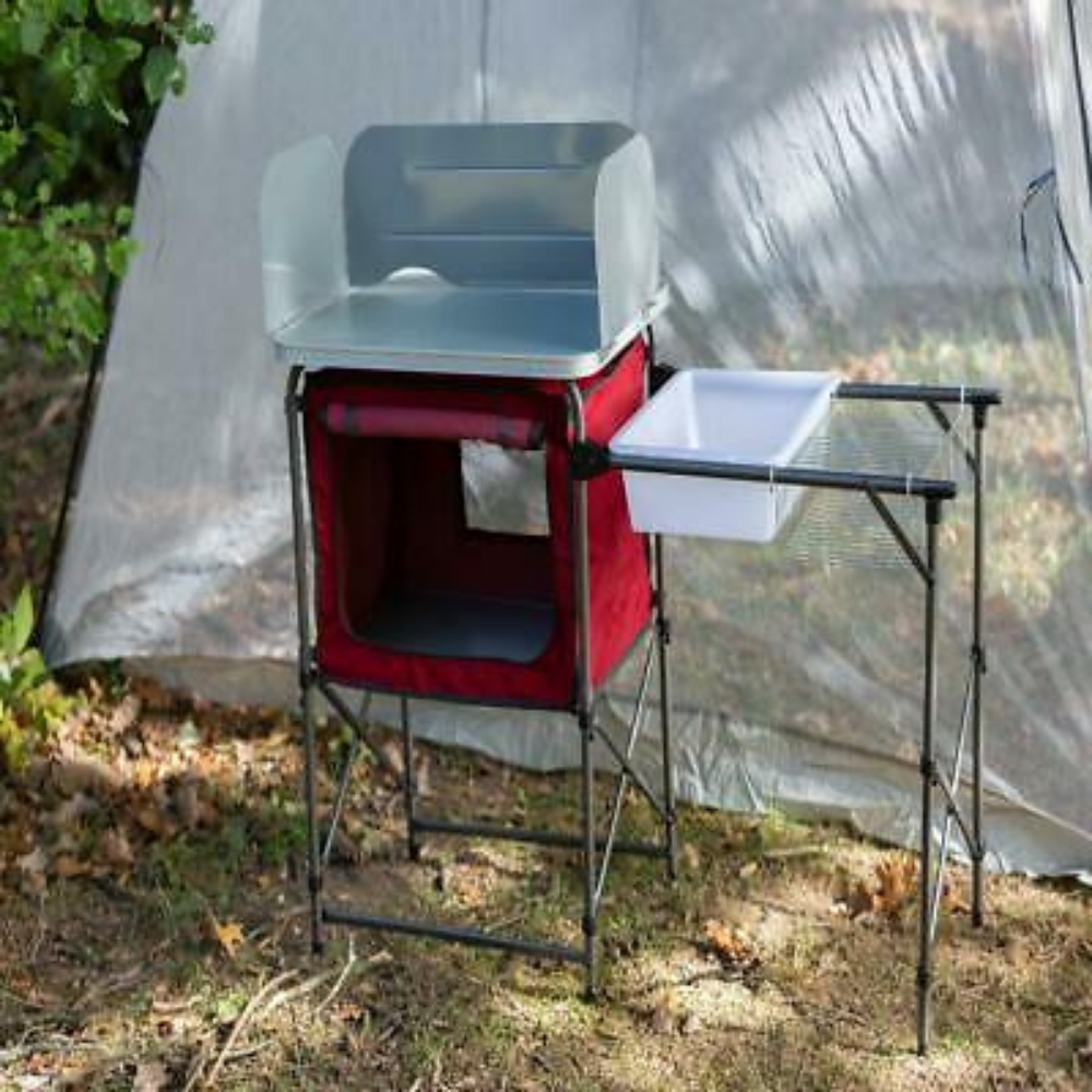 Ultimate Portable Outdoor Camping Kitchen Cook Table Station - Westfield Retailers