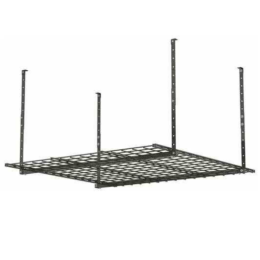 Large Heavy Duty Overhead Hanging Ceiling Garage Storage Shelf Rack - Westfield Retailers