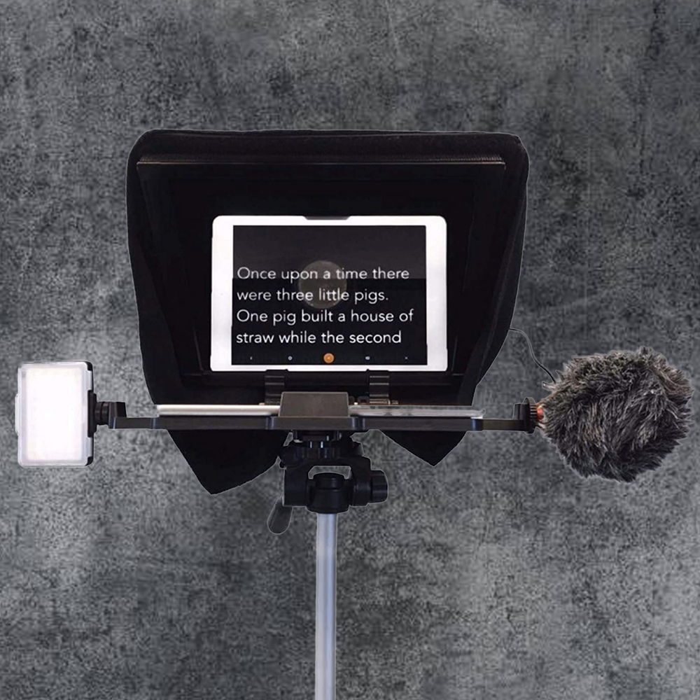 Universal Compact Cue Parrot iPad Teleprompter With Beam 12.9" - Westfield Retailers