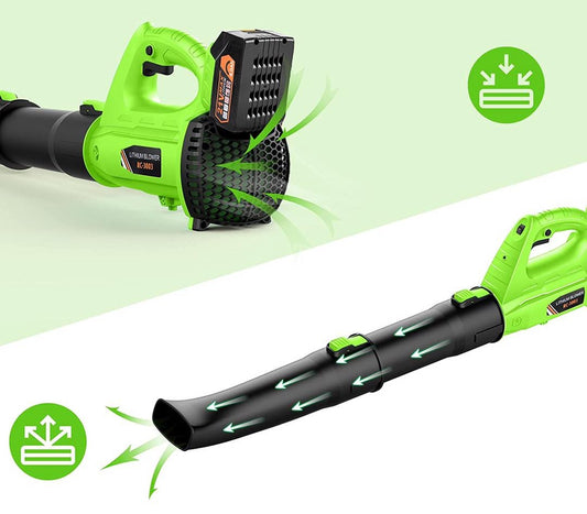 21V Electric Cordless Handheld Leaf Blower for Dust or Snow Debris Blower - 150 MPH Battery Powered - Westfield Retailers