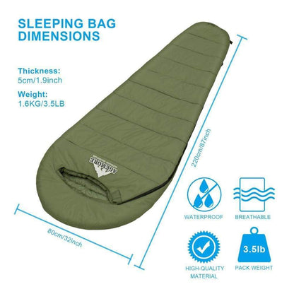 AgeMore - Waterproof Heated Sleeping Bag - Westfield Retailers