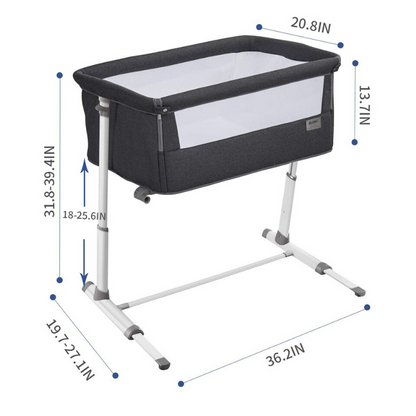 Modern Baby Side Sleeper Bedside Bassinet Crib - Westfield Retailers