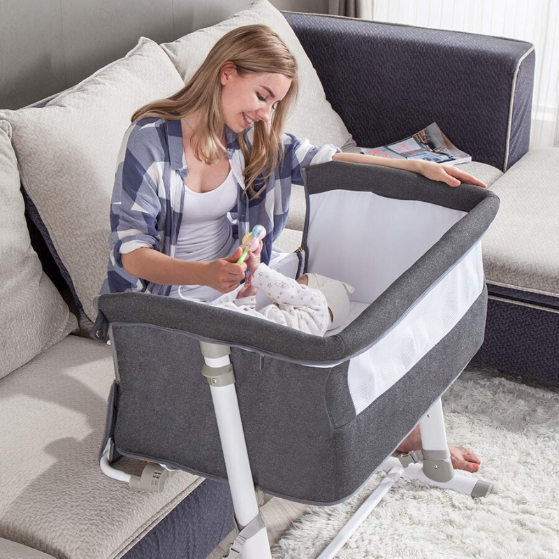 Modern Baby Side Sleeper Bedside Bassinet Crib - Westfield Retailers