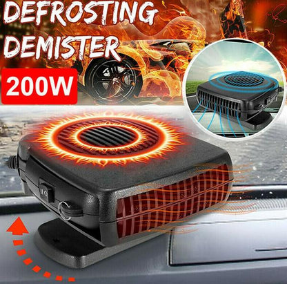 Windshield Defroster Heating Fan - Car Dryer 2 In 1 Mini Electric Windshield Defroster and Demister 12V - Westfield Retailers