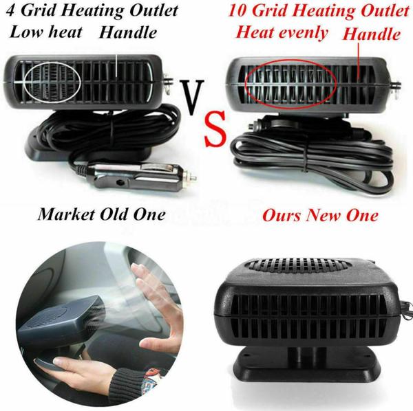 Windshield Defroster Heating Fan - Car Dryer 2 In 1 Mini Electric Windshield Defroster and Demister 12V - Westfield Retailers