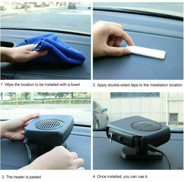 Windshield Defroster Heating Fan - Car Dryer 2 In 1 Mini Electric Windshield Defroster and Demister 12V - Westfield Retailers