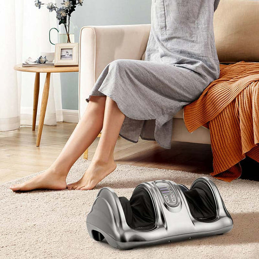 Electric Shiatsu Foot Massager with High Intensity Rollers, Massage Machine for Feet