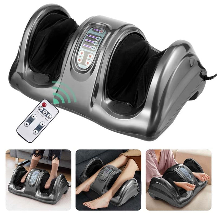 Electric Shiatsu Foot Massager with High Intensity Rollers, Massage Machine for Feet