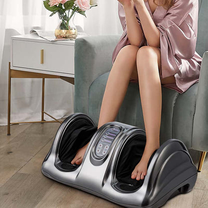 Electric Shiatsu Foot Massager with High Intensity Rollers, Massage Machine for Feet