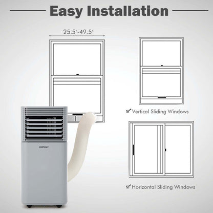 8000 BTU(Ashrae) 3-in-1 Air Cooler with Dehumidifier and Fan Mode