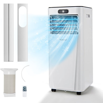 10000 BTU 4-in-1 Portable Air Conditioner with Dehumidifier and Fan Mode