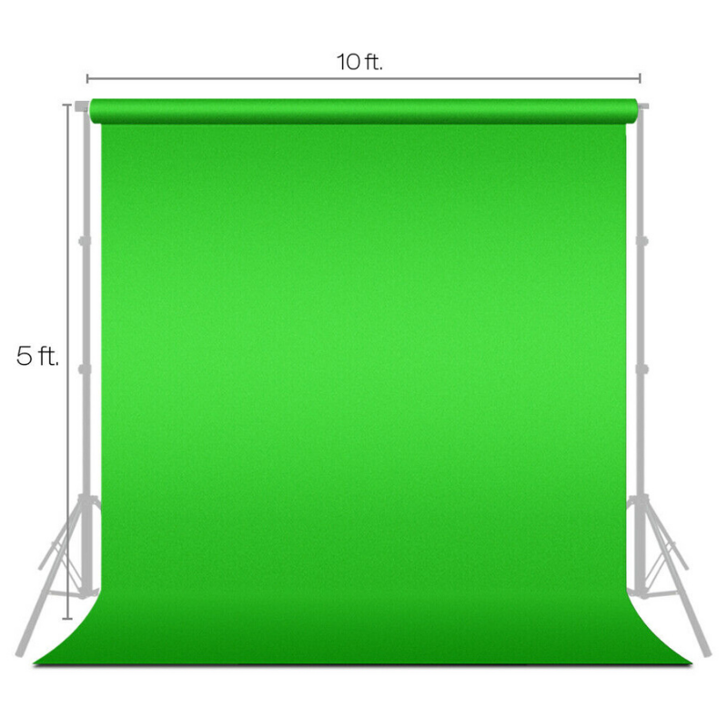 Portable Green Screen Backdrop 5ft x 10ft - Westfield Retailers