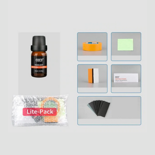 Premium Car Headlight Lens Restoration Cleaner Kit - Westfield Retailers