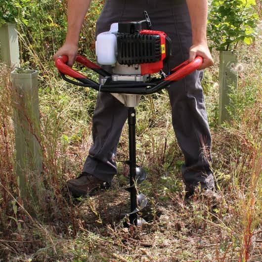 Powerful Gas Powered Post Hole Auger Digger Drill With Drill Bits - Westfield Retailers