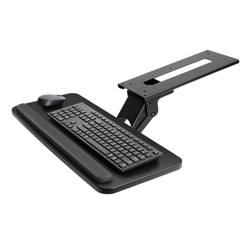 Premium Adjustable Under Desk Clamp On Keyboard Drawer Tray - Westfield Retailers