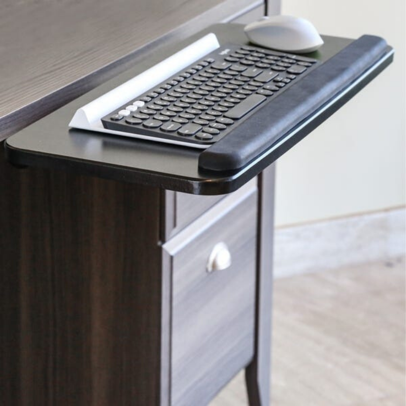 Premium Adjustable Under Desk Clamp On Keyboard Drawer Tray - Westfield Retailers