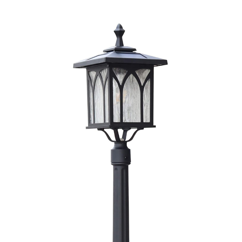 Premium Outdoor Solar Yard Light Lamp Post Fixture - Westfield Retailers