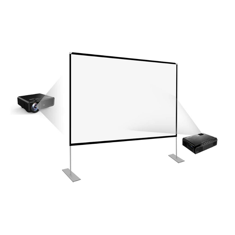 Portable Outdoor Movie Projector Backyard Screen 100" - Westfield Retailers