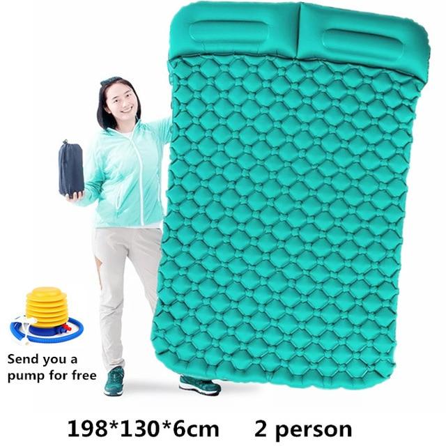 Tent Air Camping Mats Double Inflatable Cushion Soft Outdoor Blanket - Westfield Retailers