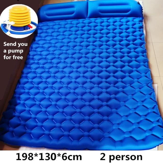 Tent Air Camping Mats Double Inflatable Cushion Soft Outdoor Blanket - Westfield Retailers