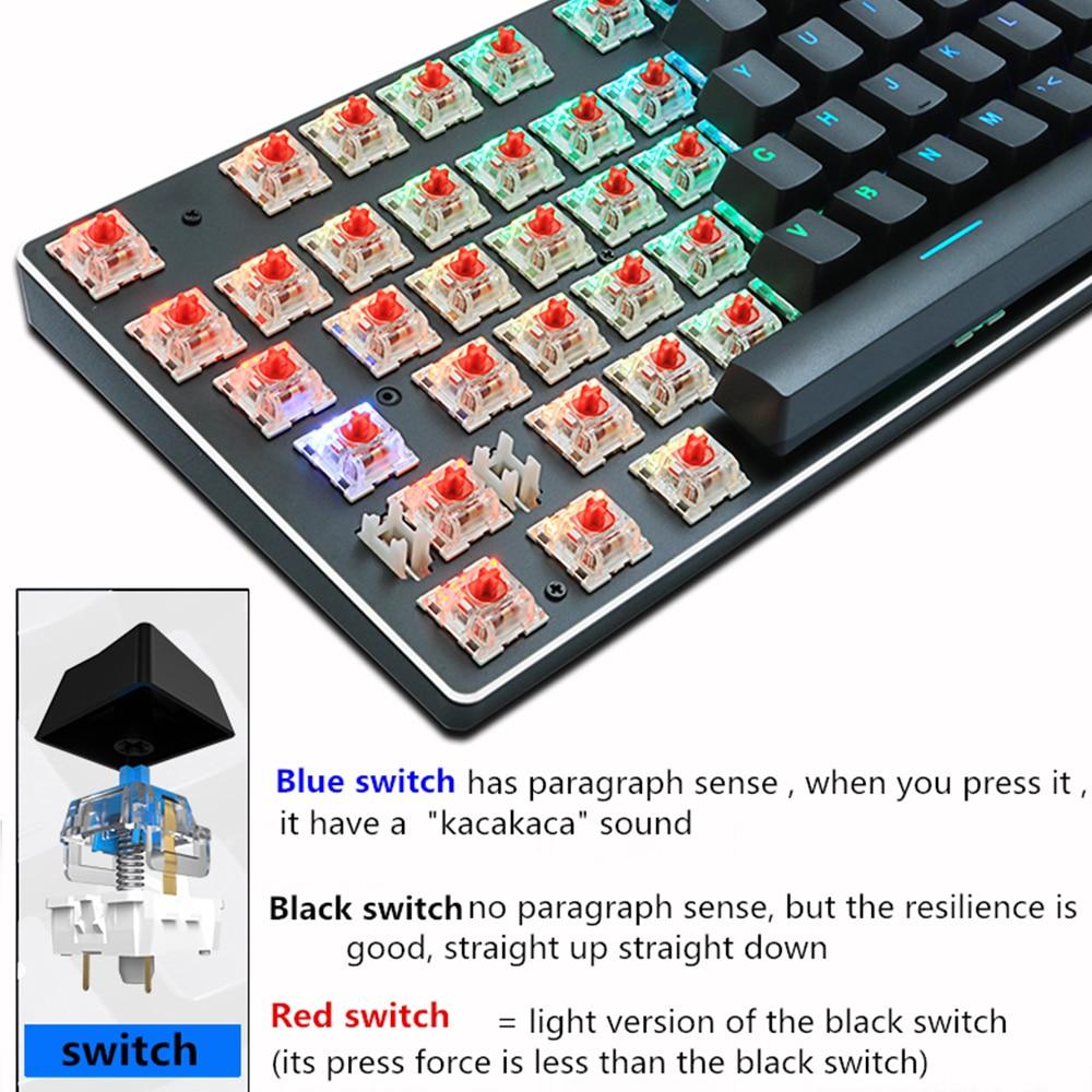 Rainbow RGB Mechanical Gaming Keyboard For PC - Westfield Retailers