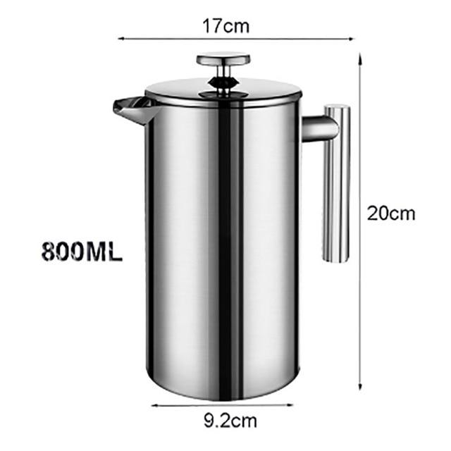 French Press Coffee Maker Stainless Steel - Westfield Retailers